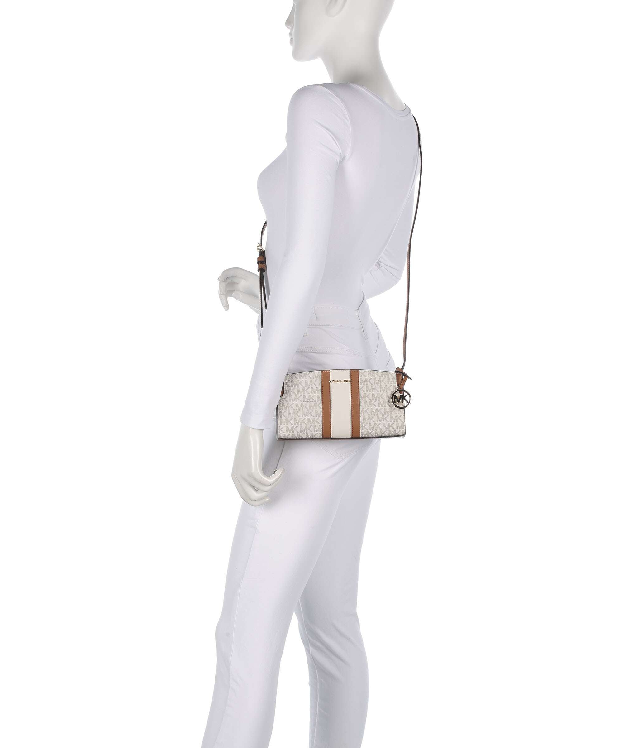 Michael Kors Becca Small Crossbody bag vanilla/acorn
