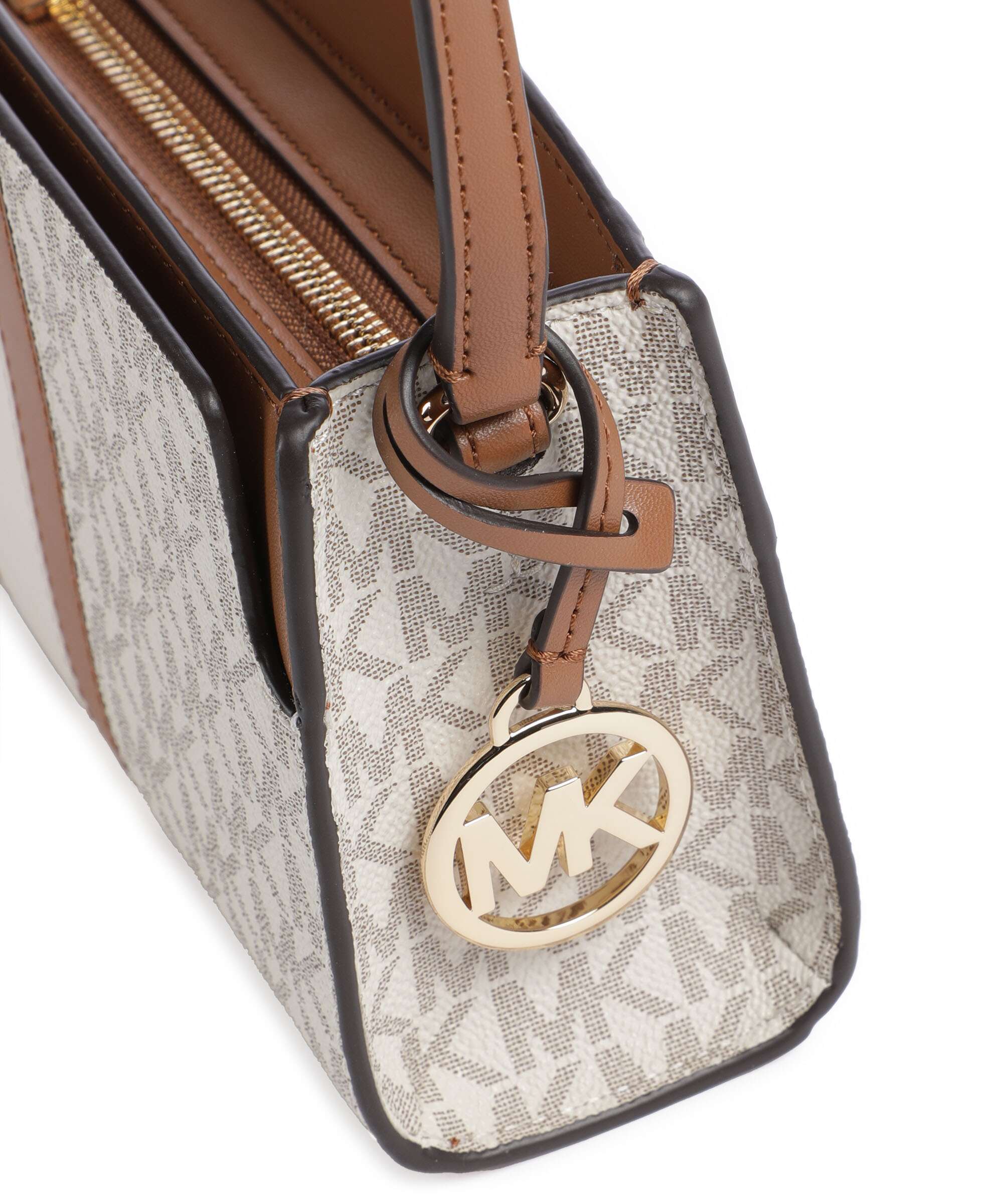 Michael Kors Becca Small Crossbody bag vanilla/acorn