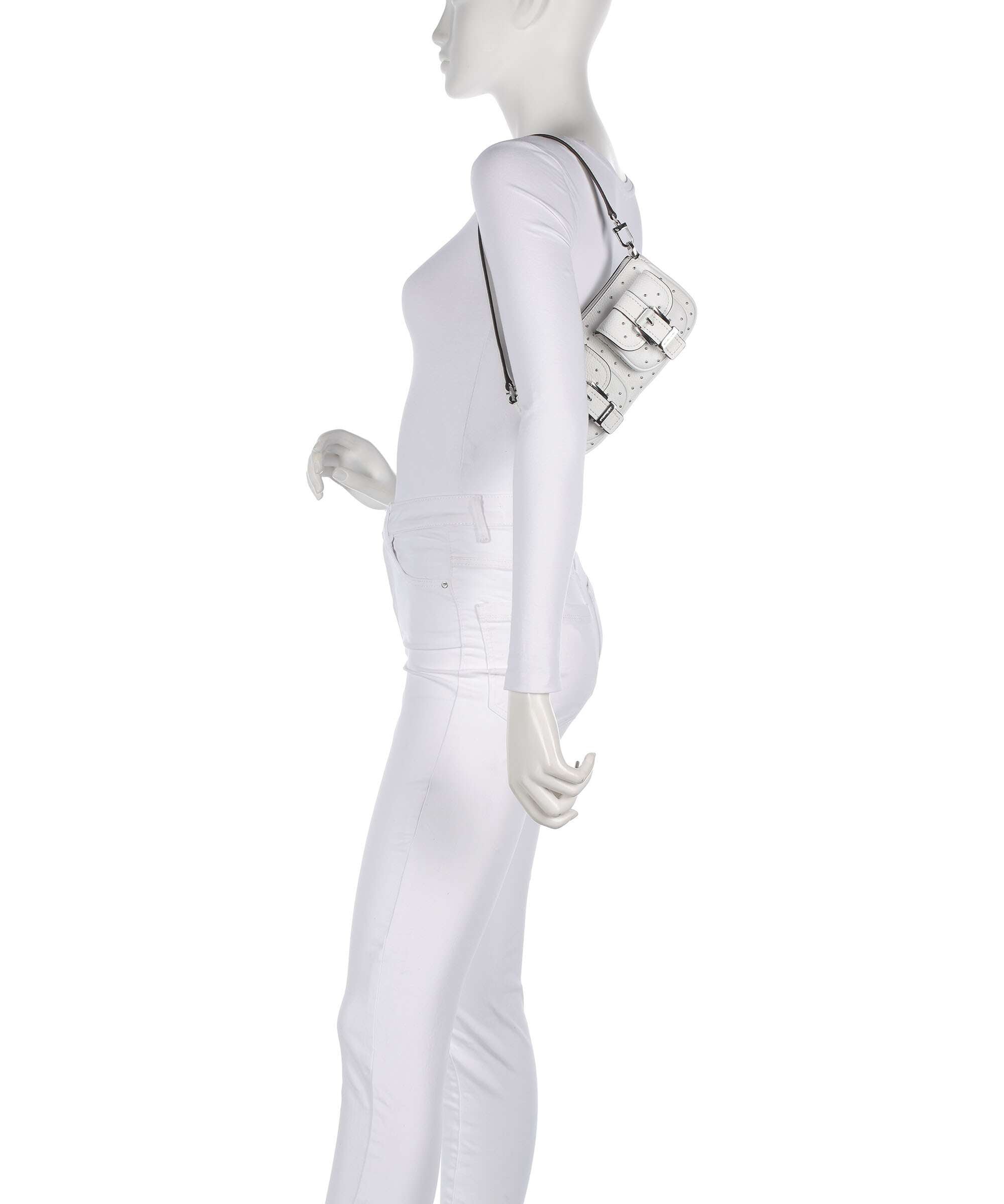 Michael Kors Zoe Small Shoulder bag optic white