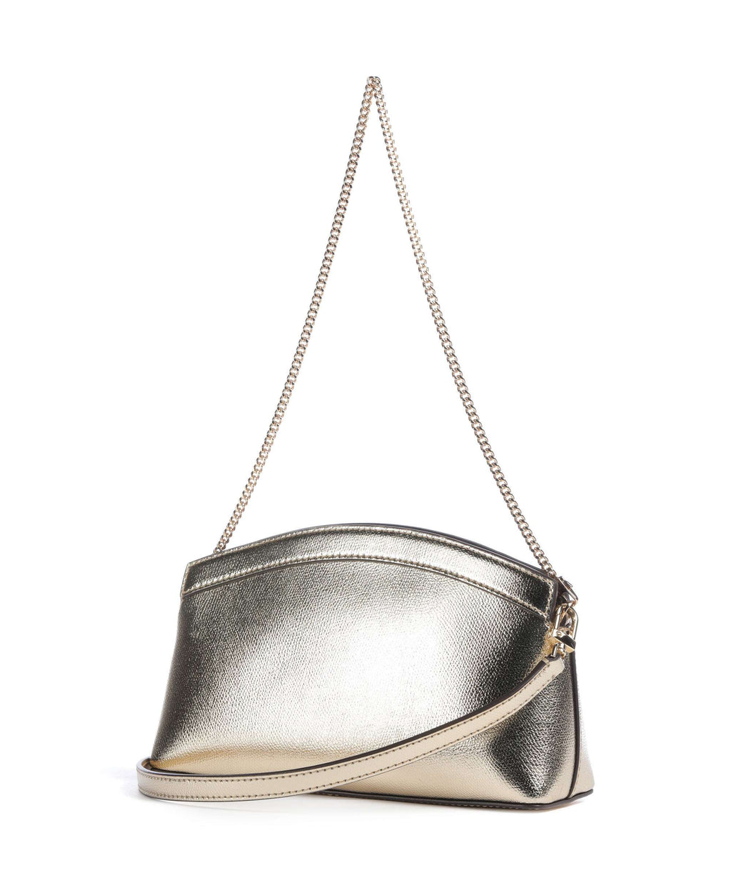 Michael Kors Athena Dome Chain Small Shoulder bag pale gold