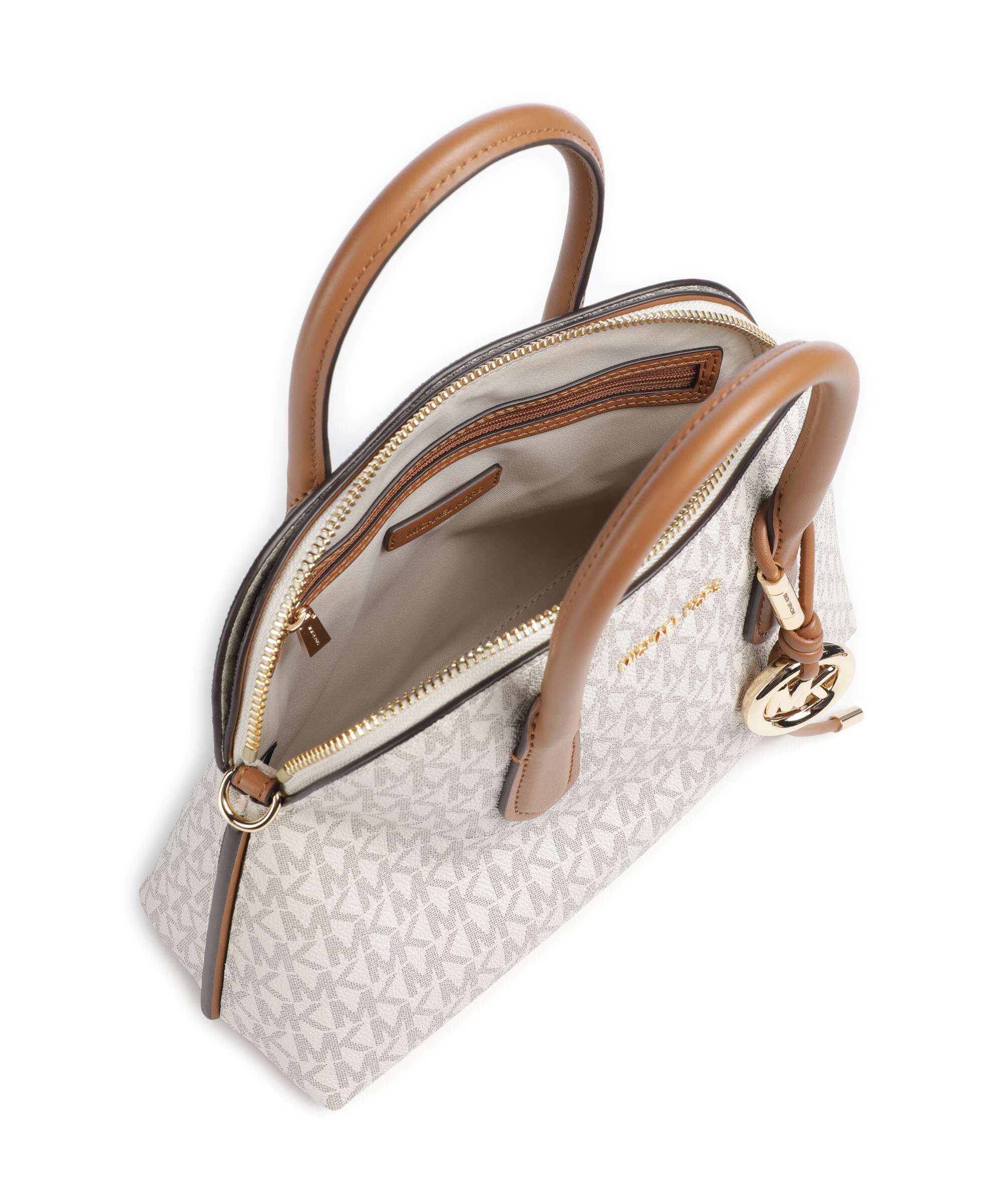Michael Kors Freddie Medium Handbag vanilla/acorn