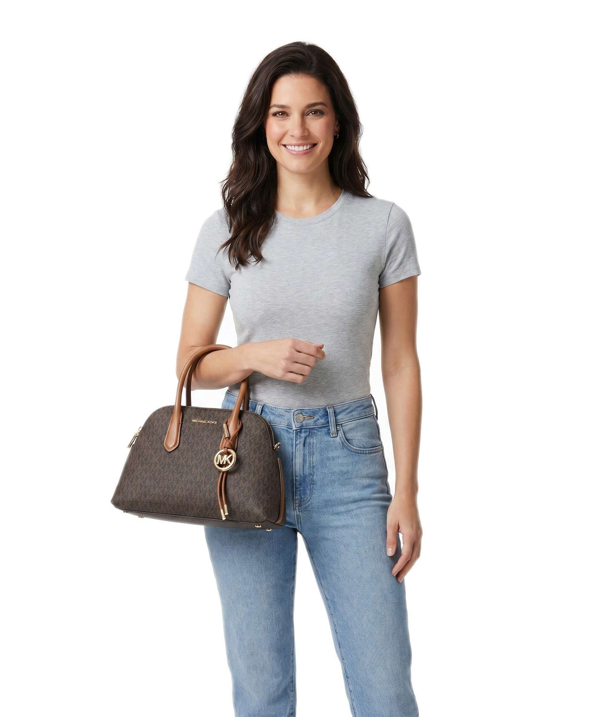 Michael Kors Freddie Medium Handbag brown/acorn