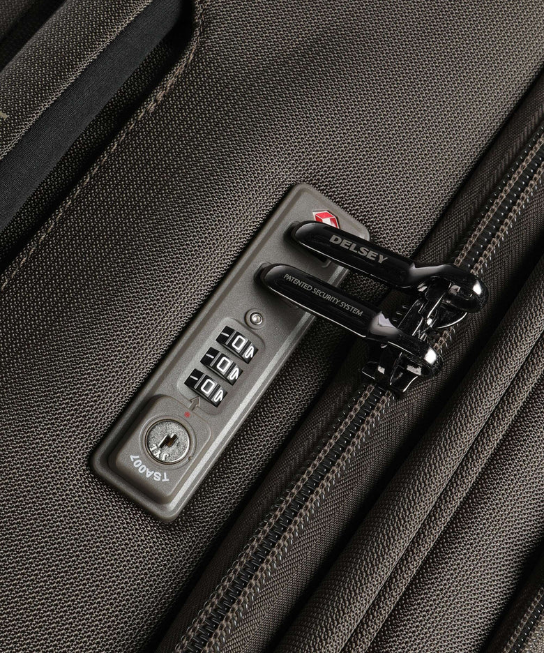 Delsey Paris Helium Dlx Spinner (4 wheels) mokka