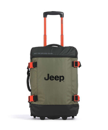 Jeep JS007C 55 Cestovná taška na kolieskach avocado green