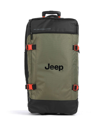 Jeep JS007C 82 Cestovná taška na kolieskach avocado green
