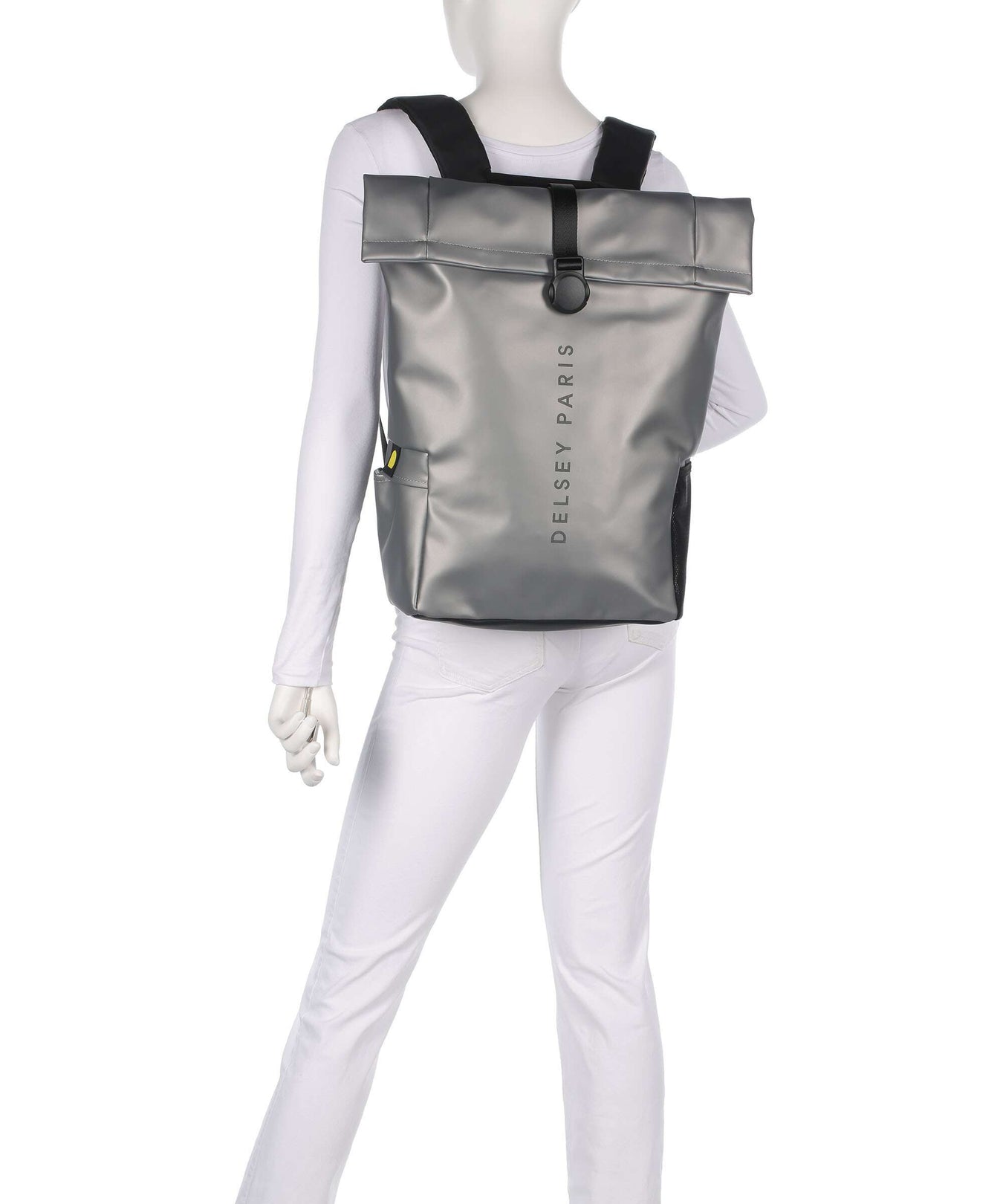 Delsey Paris Turenne Soft Rolltop backpack silber