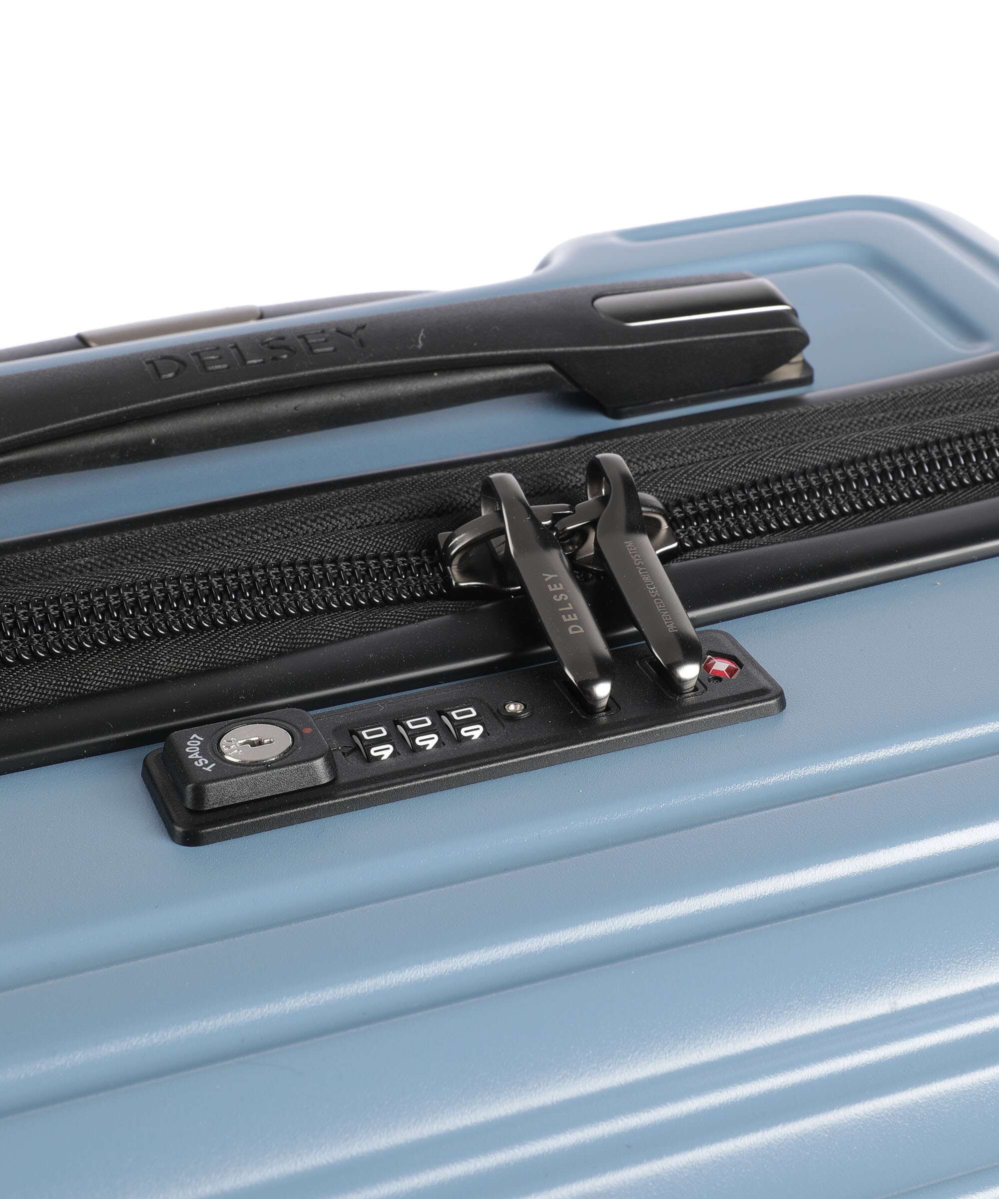 Delsey Paris Caumartin Plus Spinner (4 wheels) zinc blue