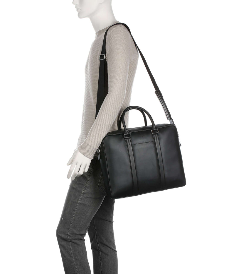 Le Tanneur Charles Briefcase noir