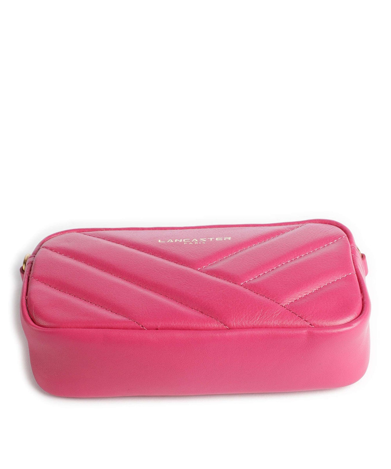 Lancaster Soft Matelassé Crossbody bag fuxia