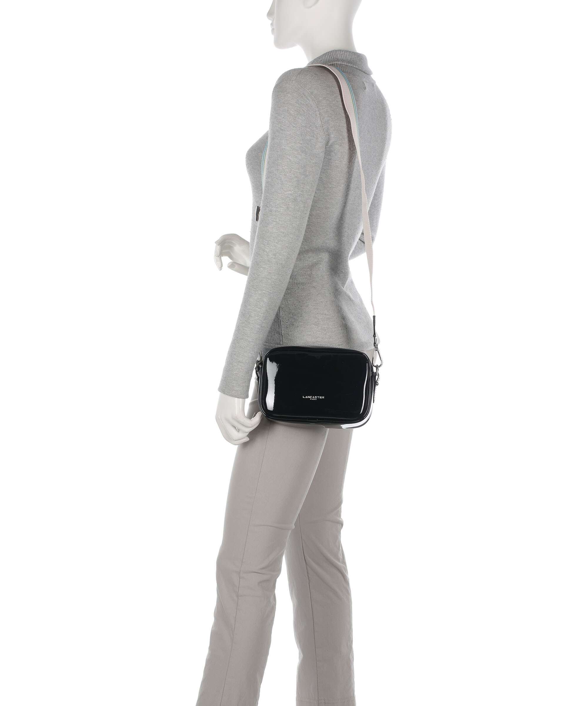 Lancaster Firenze Vernis Crossbody bag noir