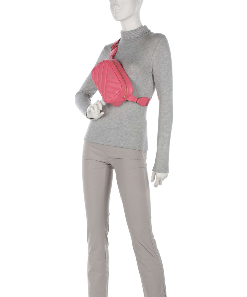 Lancaster Soft Matelassé Fanny pack rose fonce