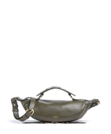 Lancel Origami S Taška cez rameno dark khaki