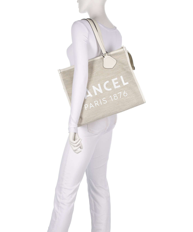 Lancel L Tote bag natural/white