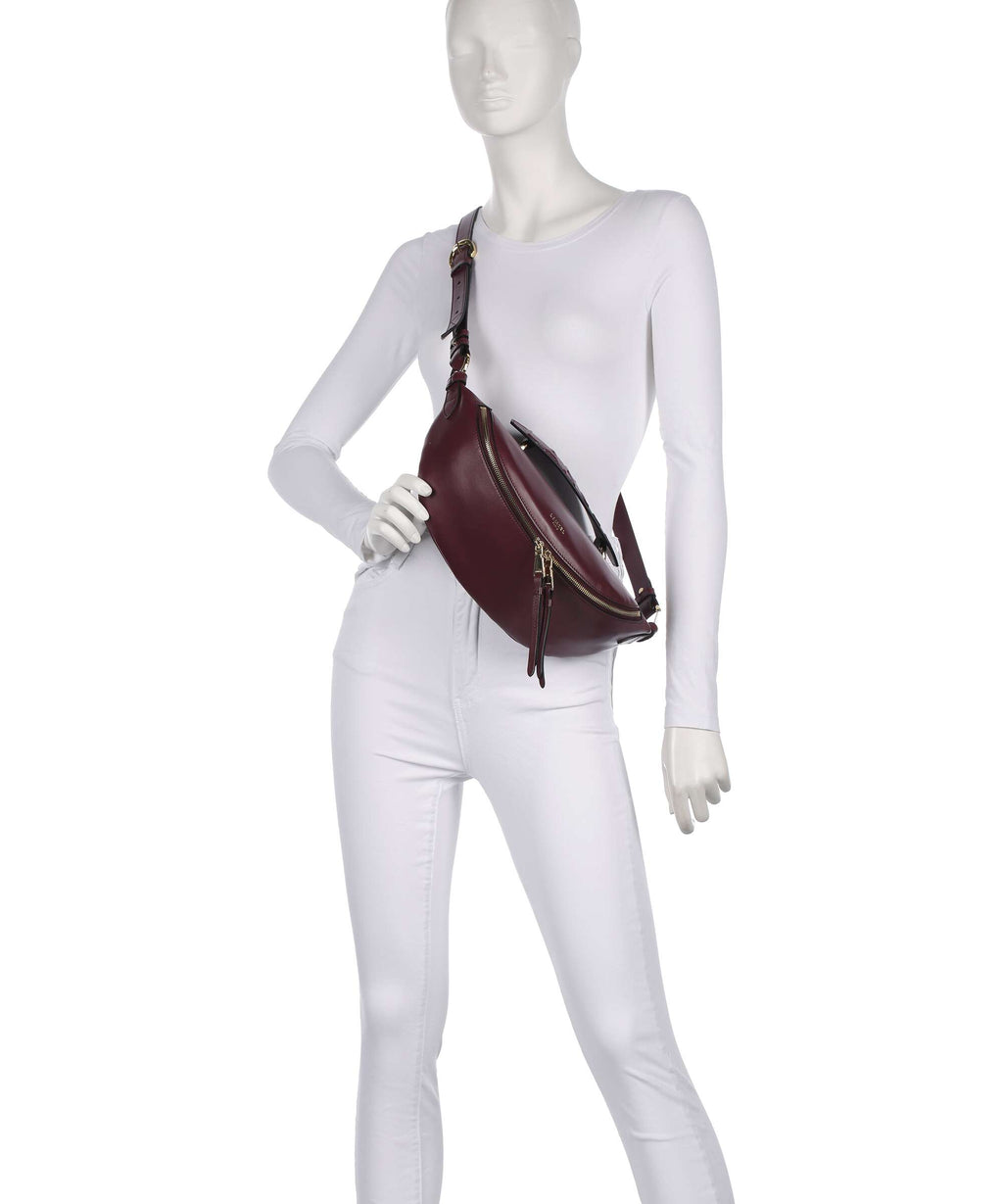 Lancel Origami S Crossbody bag cassis