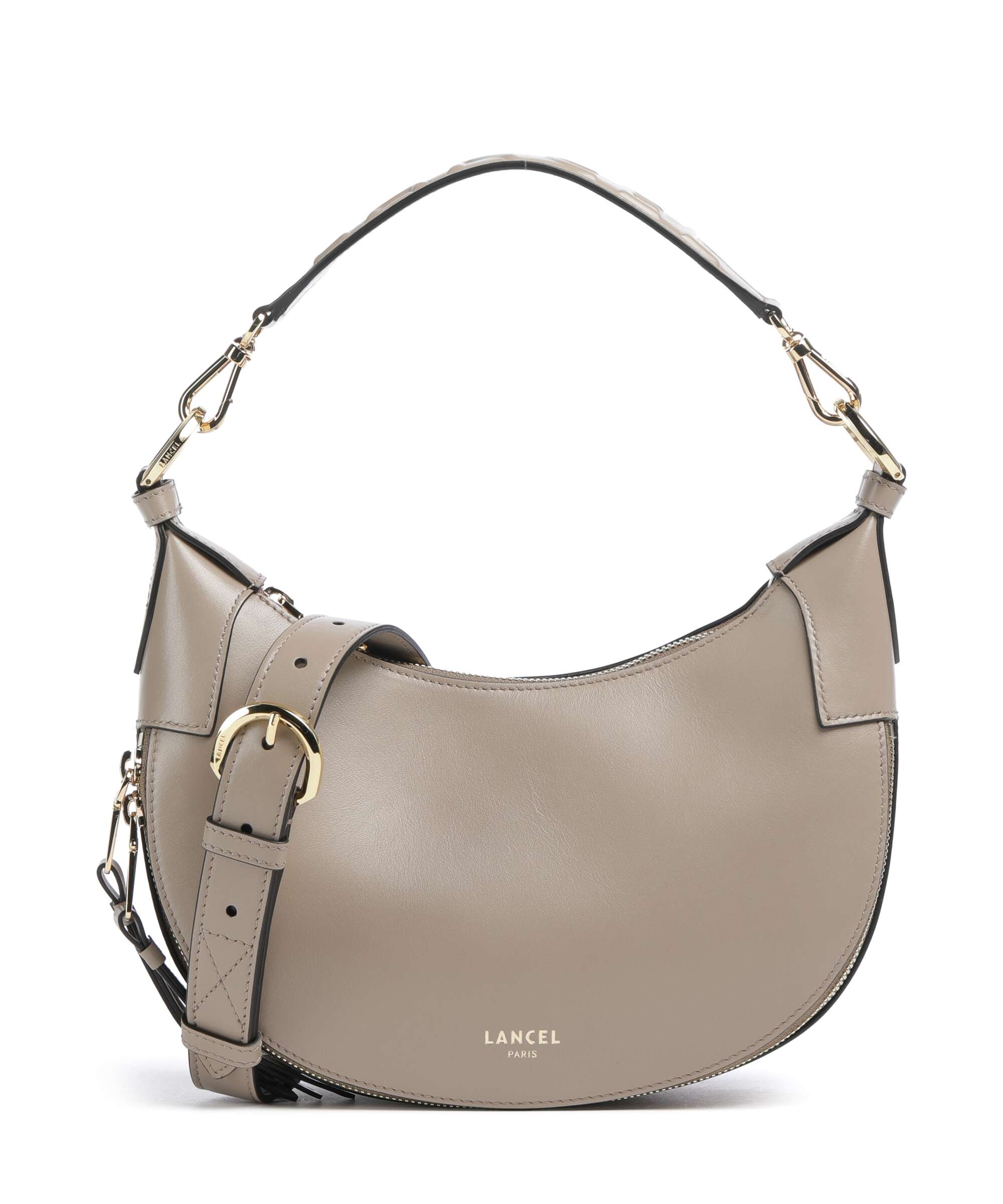 Lancel Origami S Hobo bag pebble