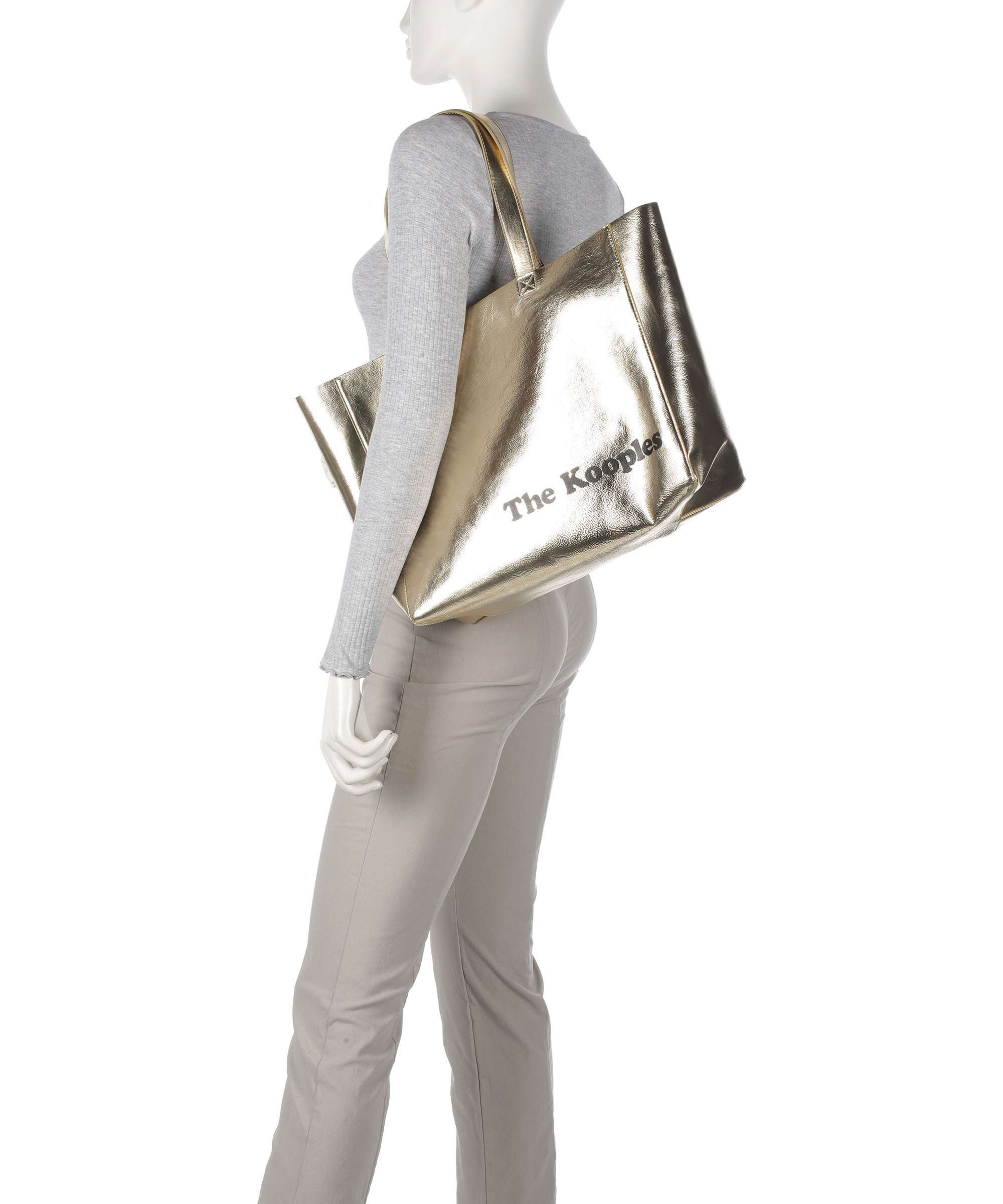 The Kooples Tote bag gold