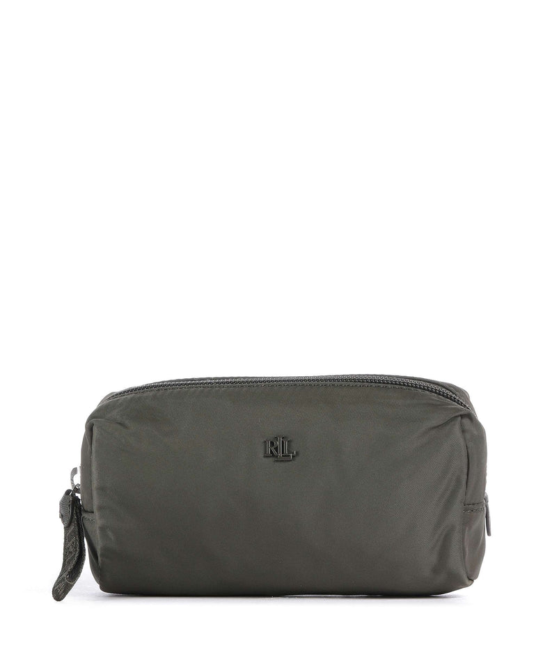 Lauren Ralph Lauren Large Cosmetic bag dark olive