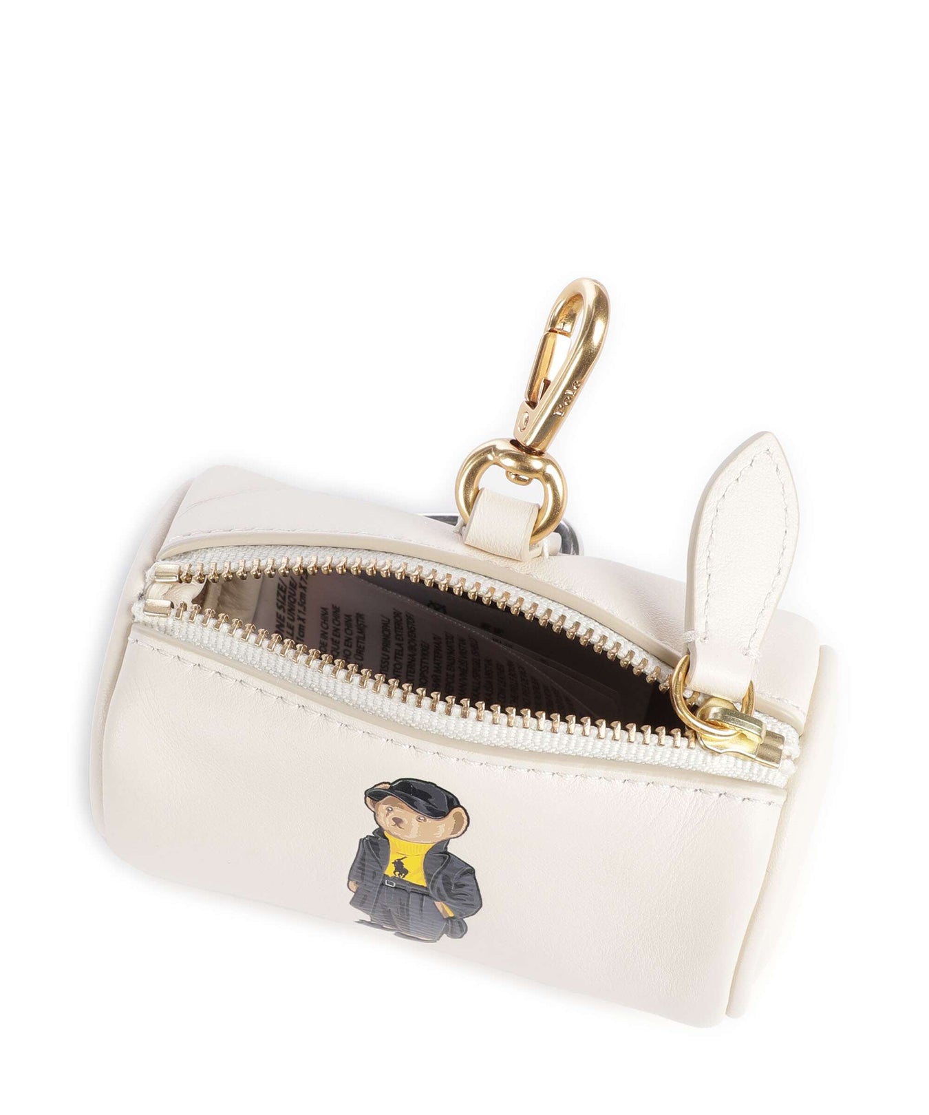 Polo Ralph Lauren Bear Holiday Wallet ivory