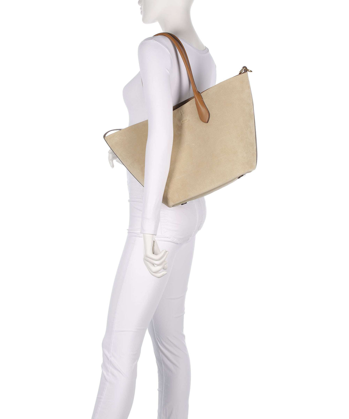 Polo Ralph Lauren Bellport Medium Tote bag cashew/tan