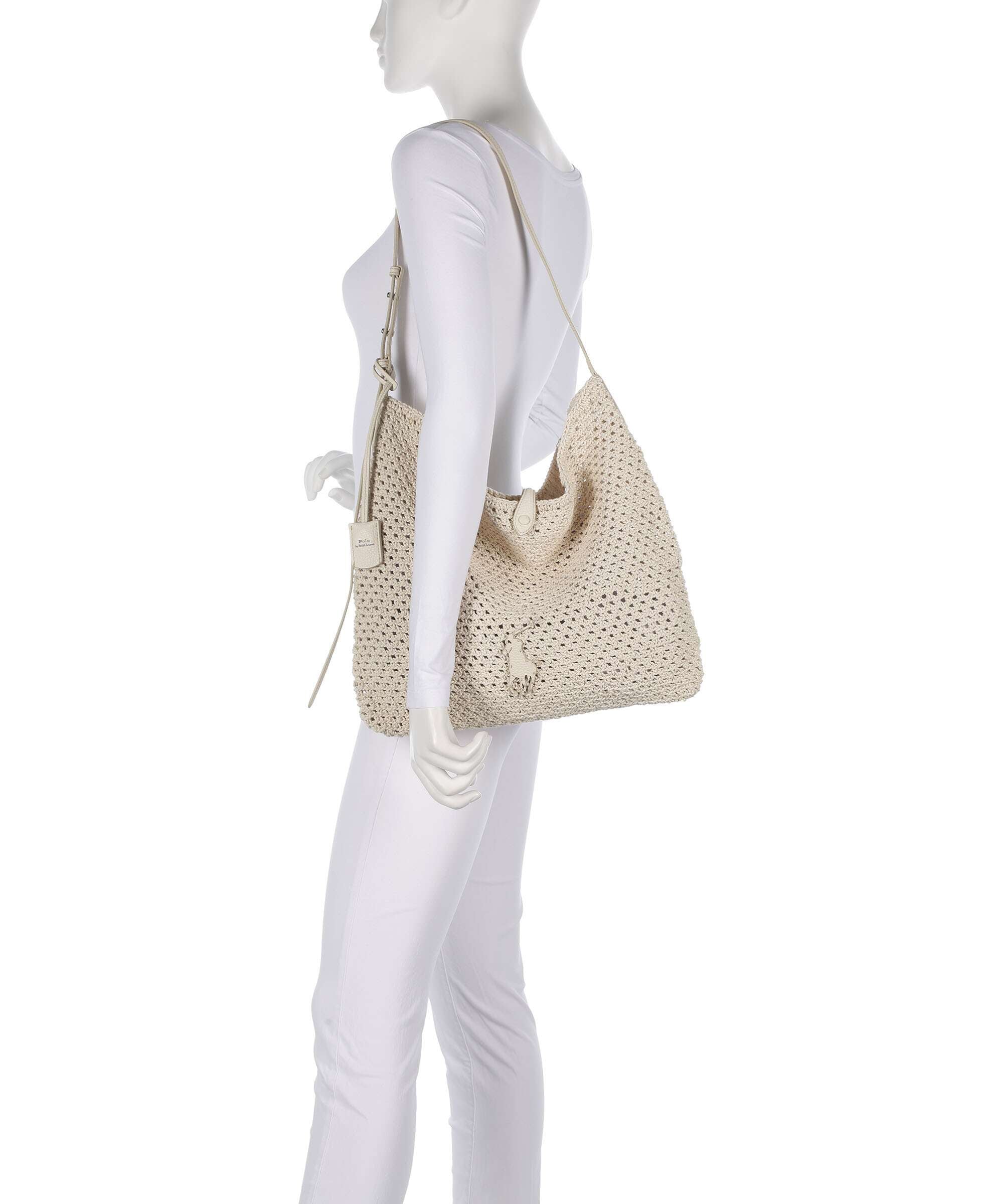 Polo Ralph Lauren Play Large Hobo bag ivory