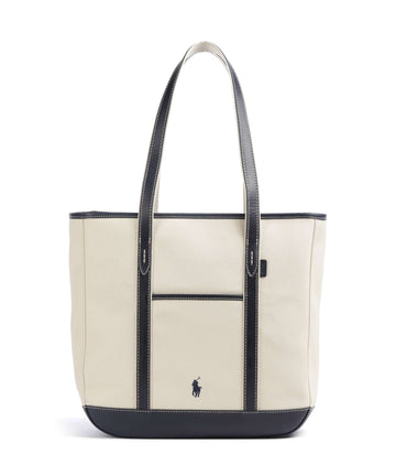 Polo Ralph Lauren Canvas Medium Shopper ecru/navy