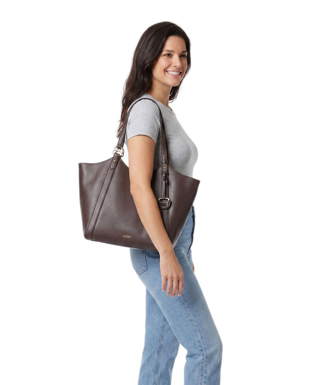 Lauren Ralph Lauren Tasha Large Tote bag chestnut brown