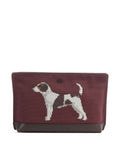 Lauren Ralph Lauren Large Cosmetic bag dark garnet/chestnut brown