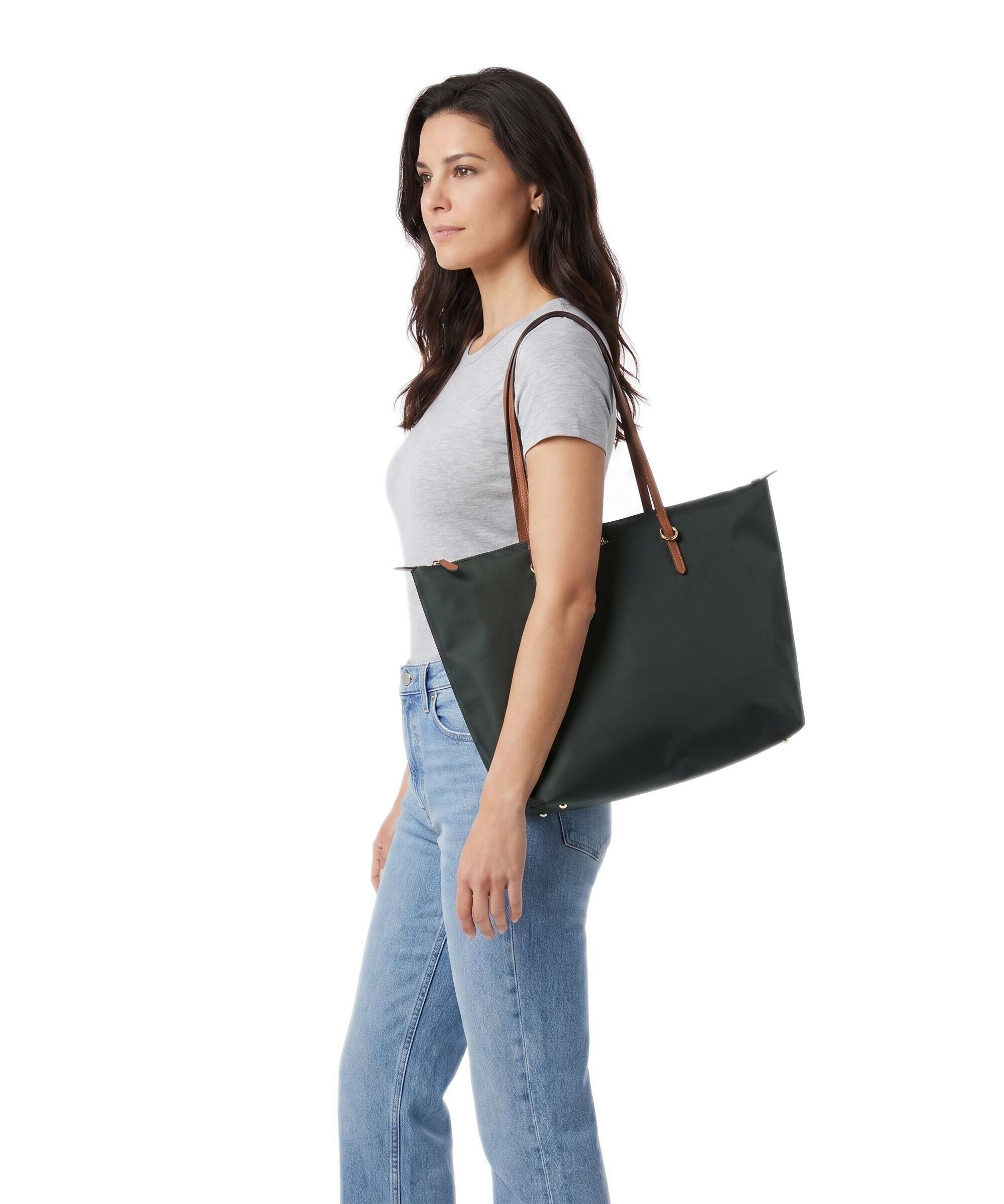 Lauren Ralph Lauren Keaton 31 Tote bag season green/lauren tan