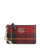Lauren Ralph Lauren Small Puzdro na kreditné karty holiday tartan/black