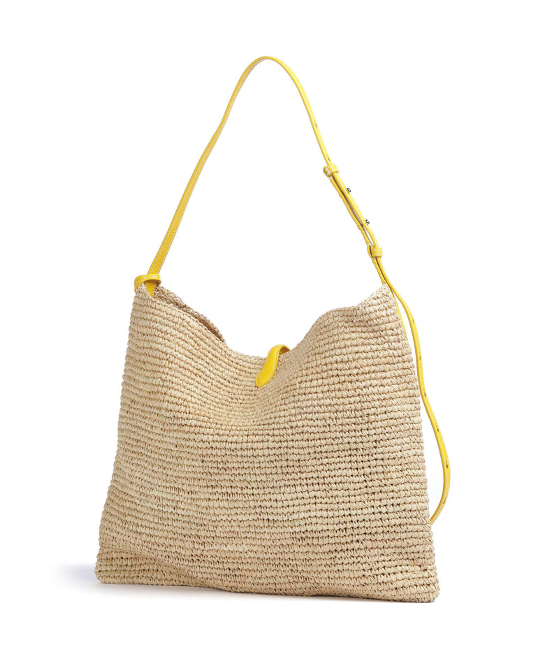 Polo Ralph Lauren Play Large Hobo bag natural/canary yellow