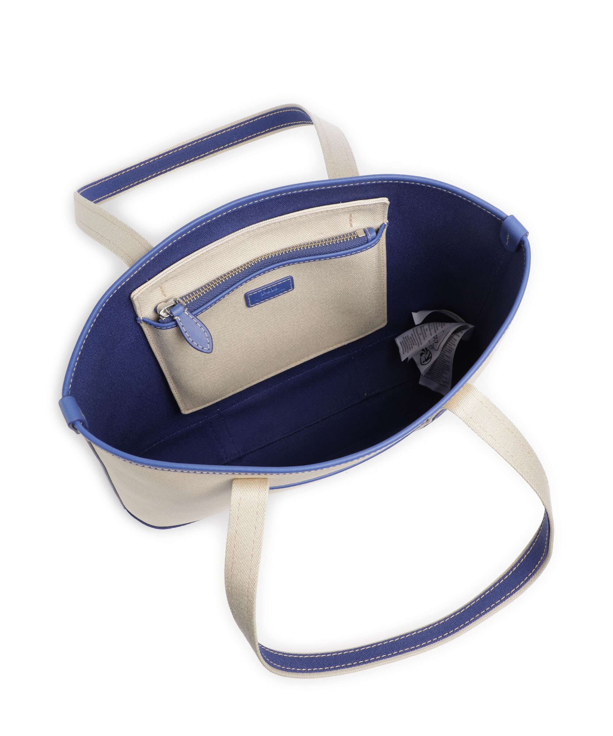 Polo Ralph Lauren Bear Spring Tote bag ecru/ indigo sky