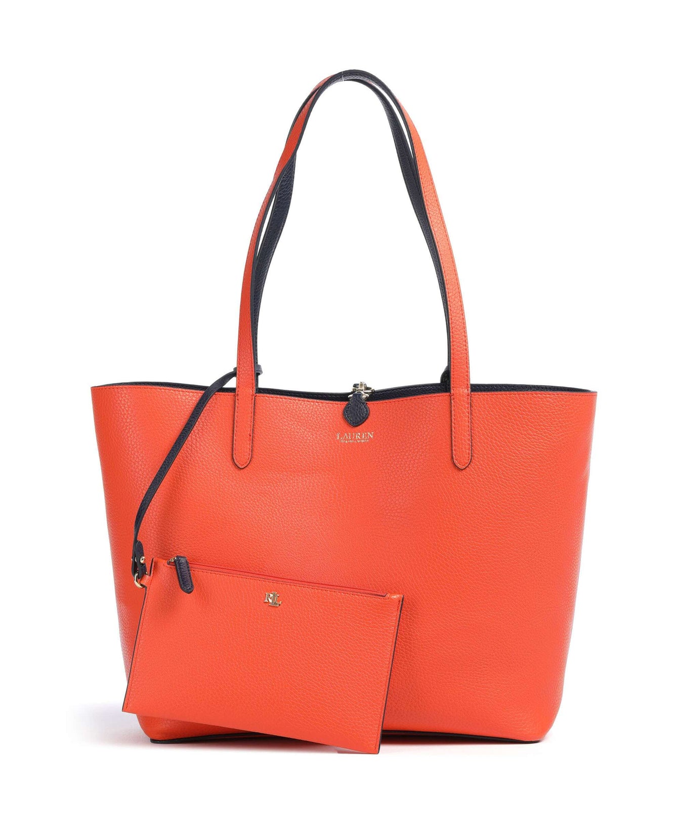 Lauren Ralph Lauren Medium Tote bag refined navy/dusk orange