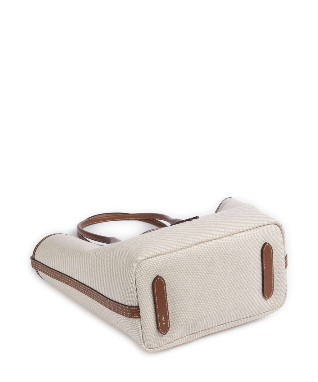 Polo Ralph Lauren Bellport Medium Tote bag natural/cuoio