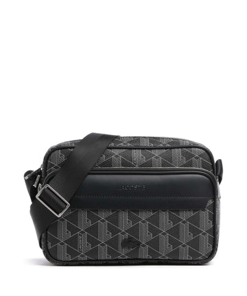 Lacoste The Blend Taška cez rameno monogram noir/gris
