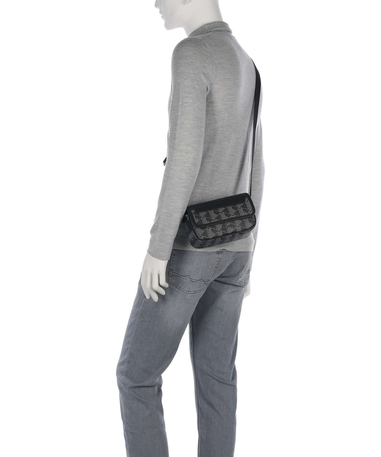 Lacoste The Blend Crossbody bag monogram/noir/gris