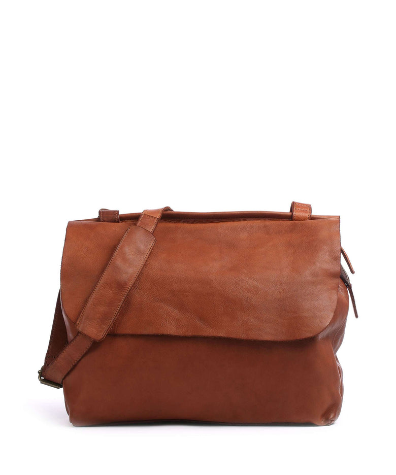 Harold's Submarine Messenger bag cognac