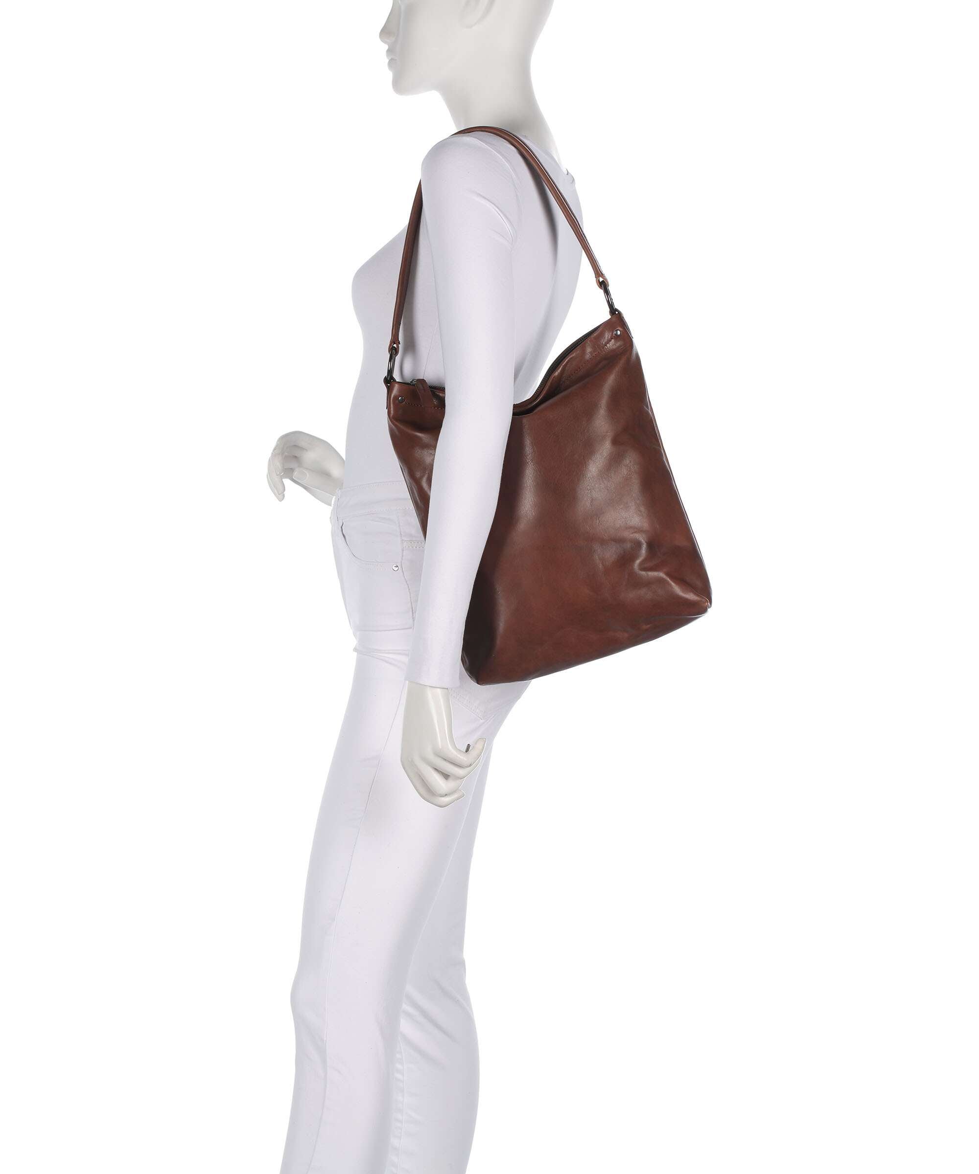 Harold's Caugio Hobo bag cognac