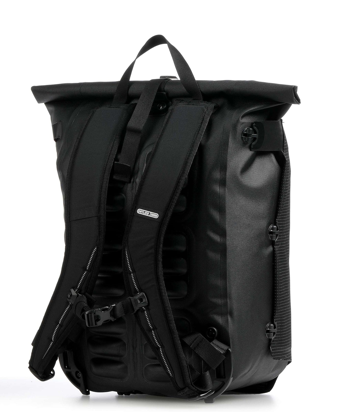 Ortlieb Vario High-Vis 26 Rolltop backpack black reflective
