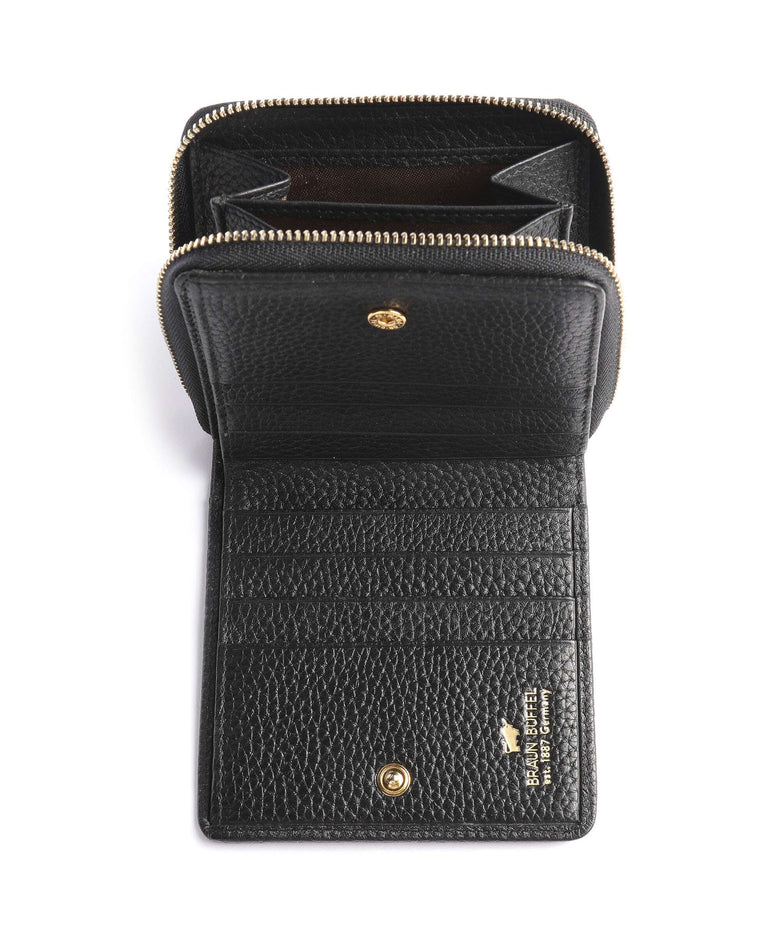 Braun Büffel Asti Wallet schwarz