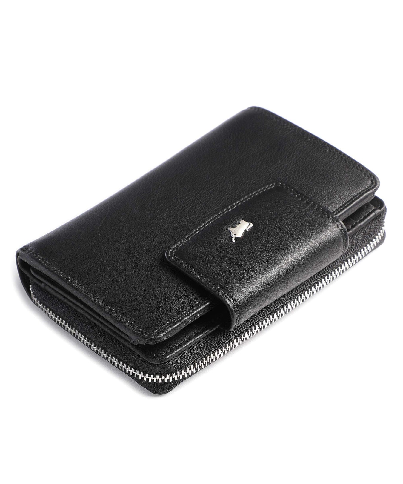 Braun Büffel Golf Secure RFID Wallet schwarz