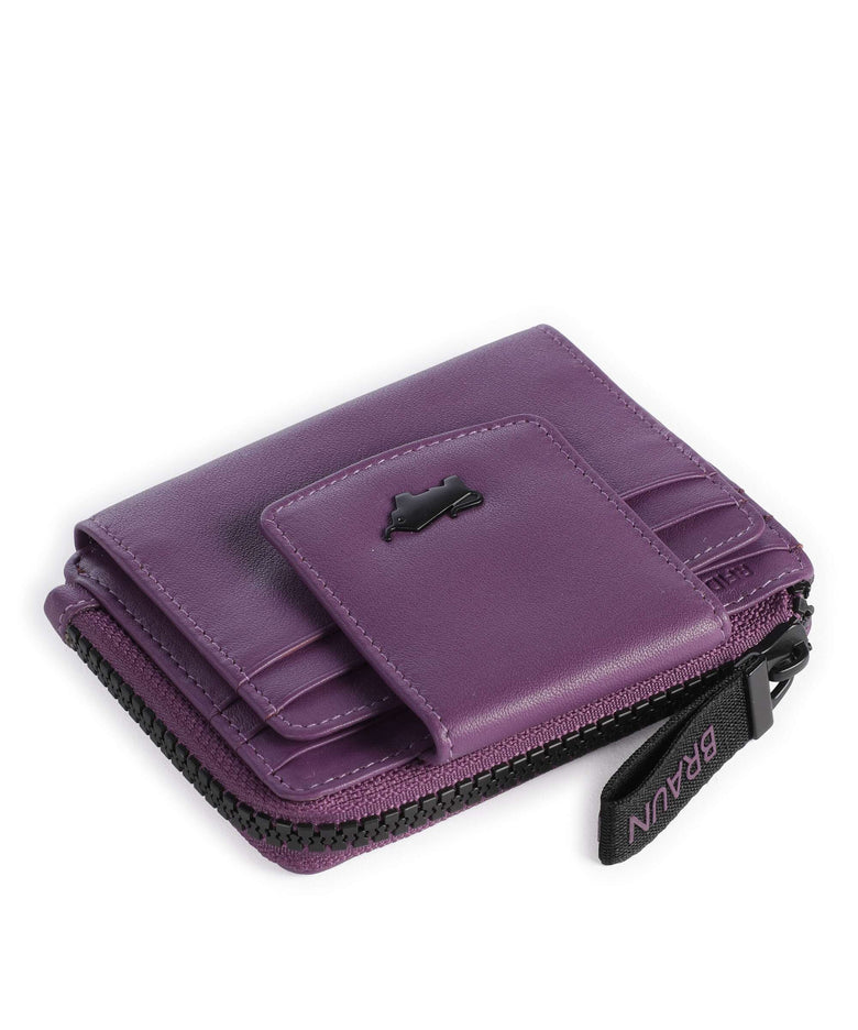 Braun Büffel Capri Credit card holder viola