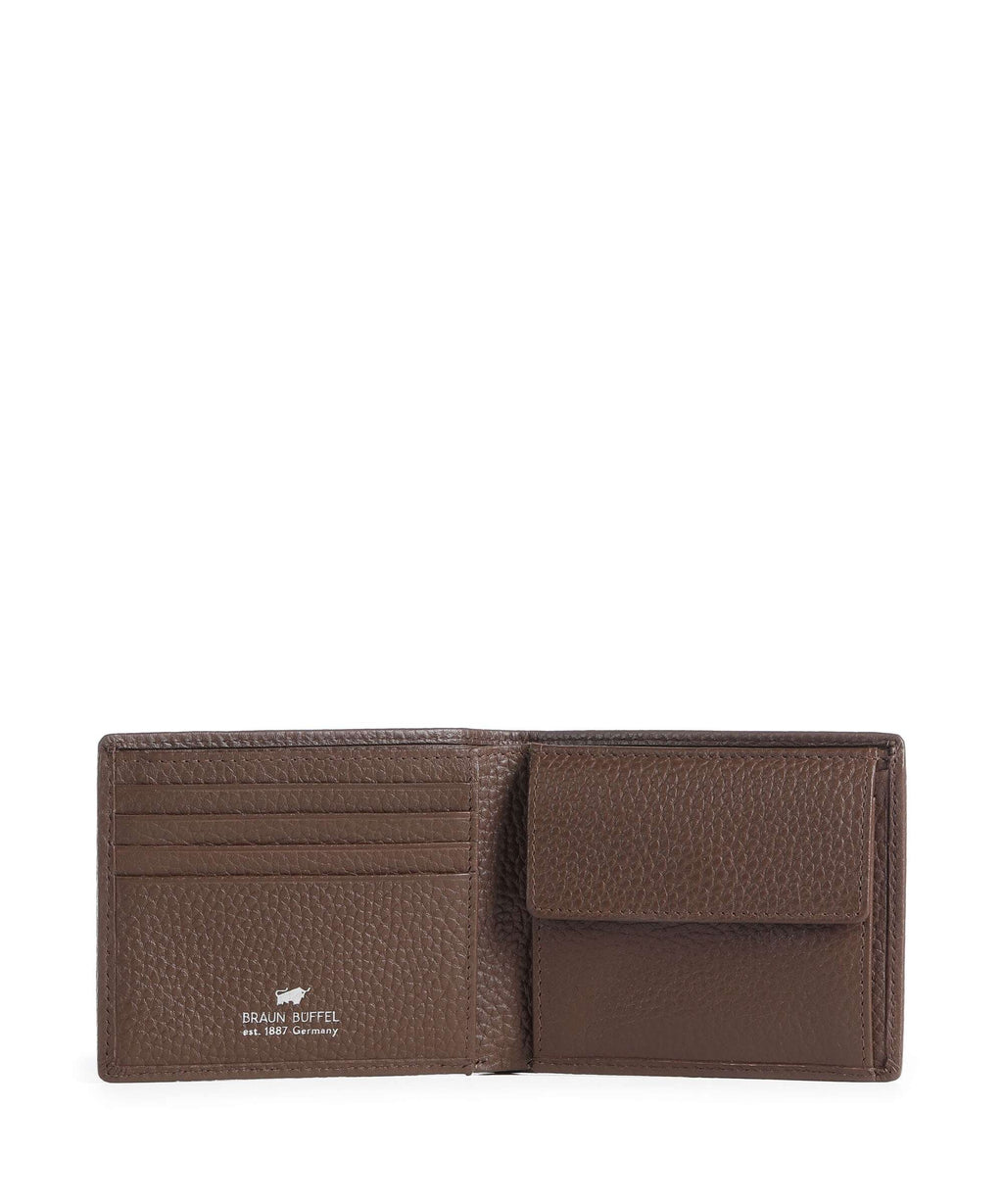 Braun Büffel Theo RFID Wallet nut