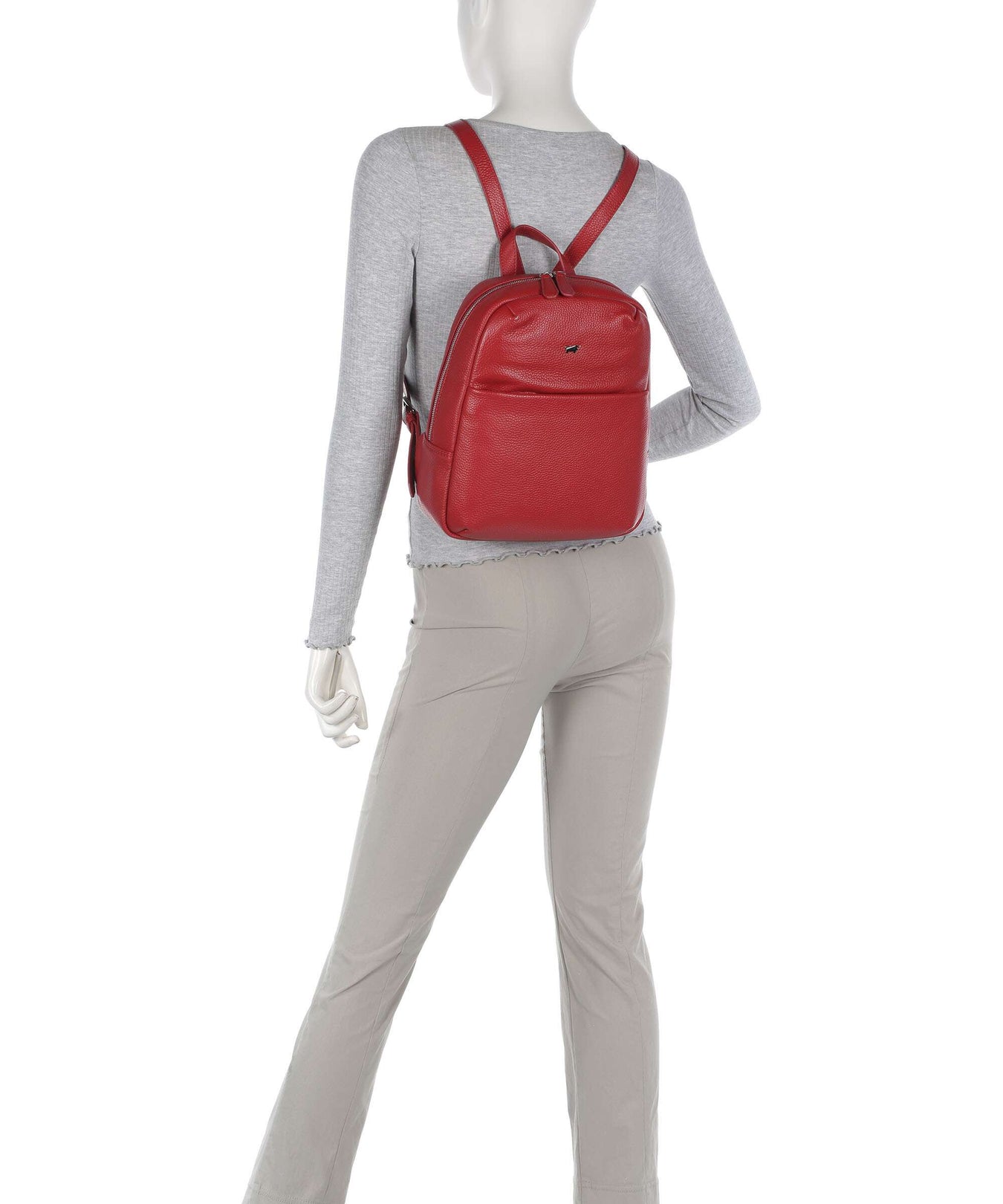 Braun Büffel Hanna Backpack red