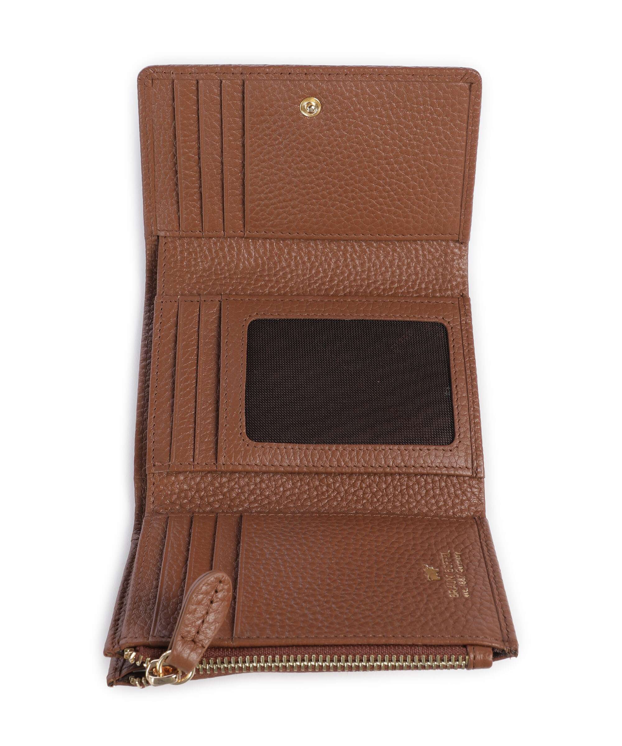 Braun Büffel Asti S Wallet saddle brown