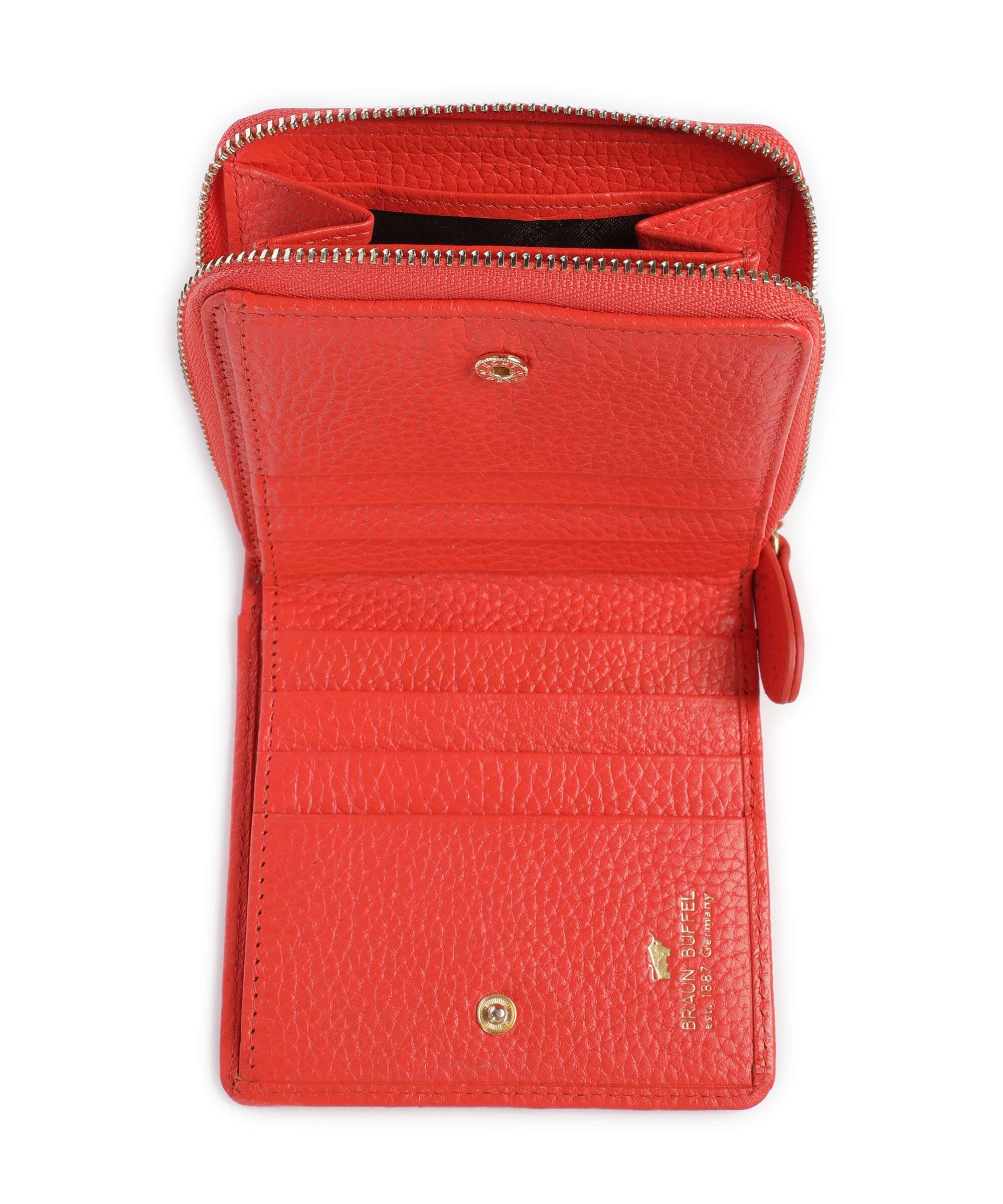 Braun Büffel Asti S Wallet rich red