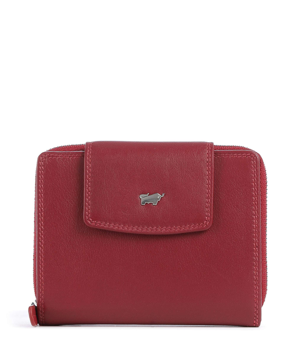 Braun Büffel Golf Wallet rot