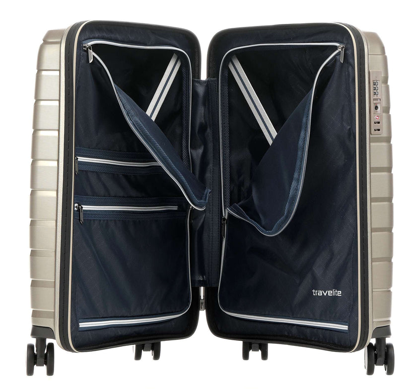 Travelite Air Base Spinner (4 wheels) champagner