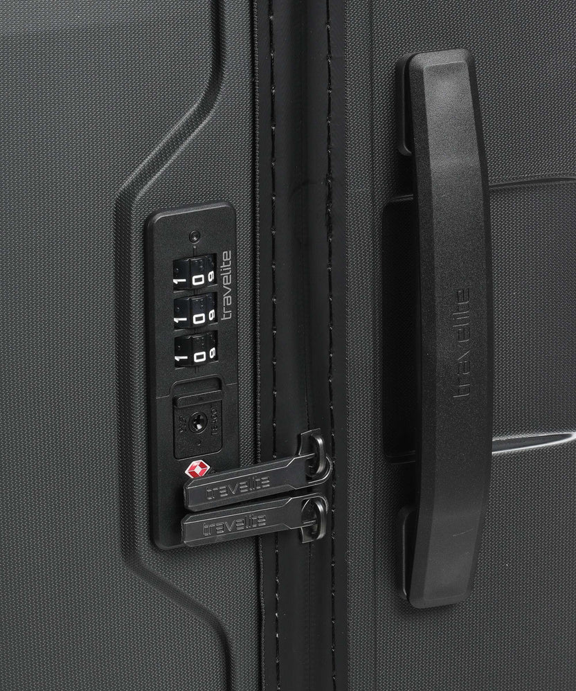 Travelite Elvaa L Spinner (4 wheels) schwarz