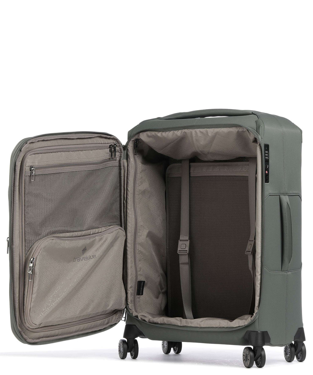 Travelite Priima M Spinner (4 wheels) oliv