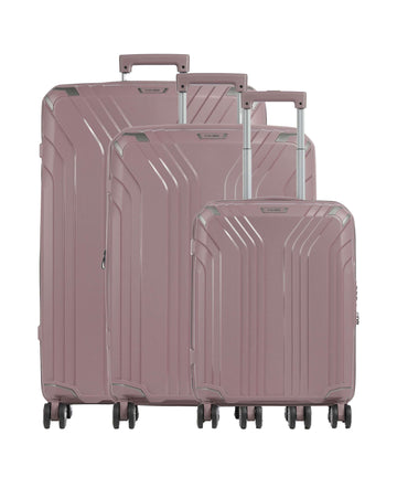 Travelite Elvaa Sada 4-kolesových kufrov rosé
